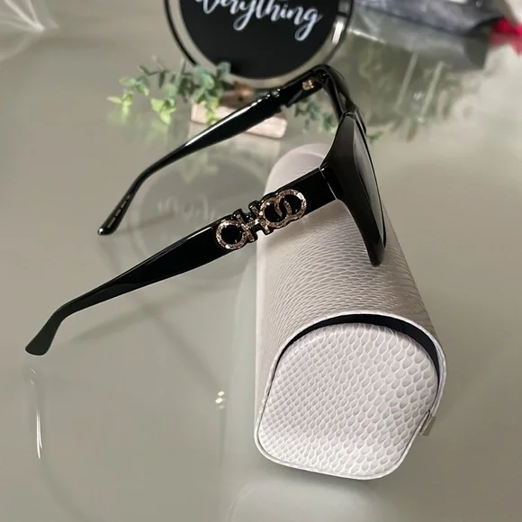 New, authentic jimmy choo women's Rikki/G/S 55mm sunglasses - Picture 5 of 14